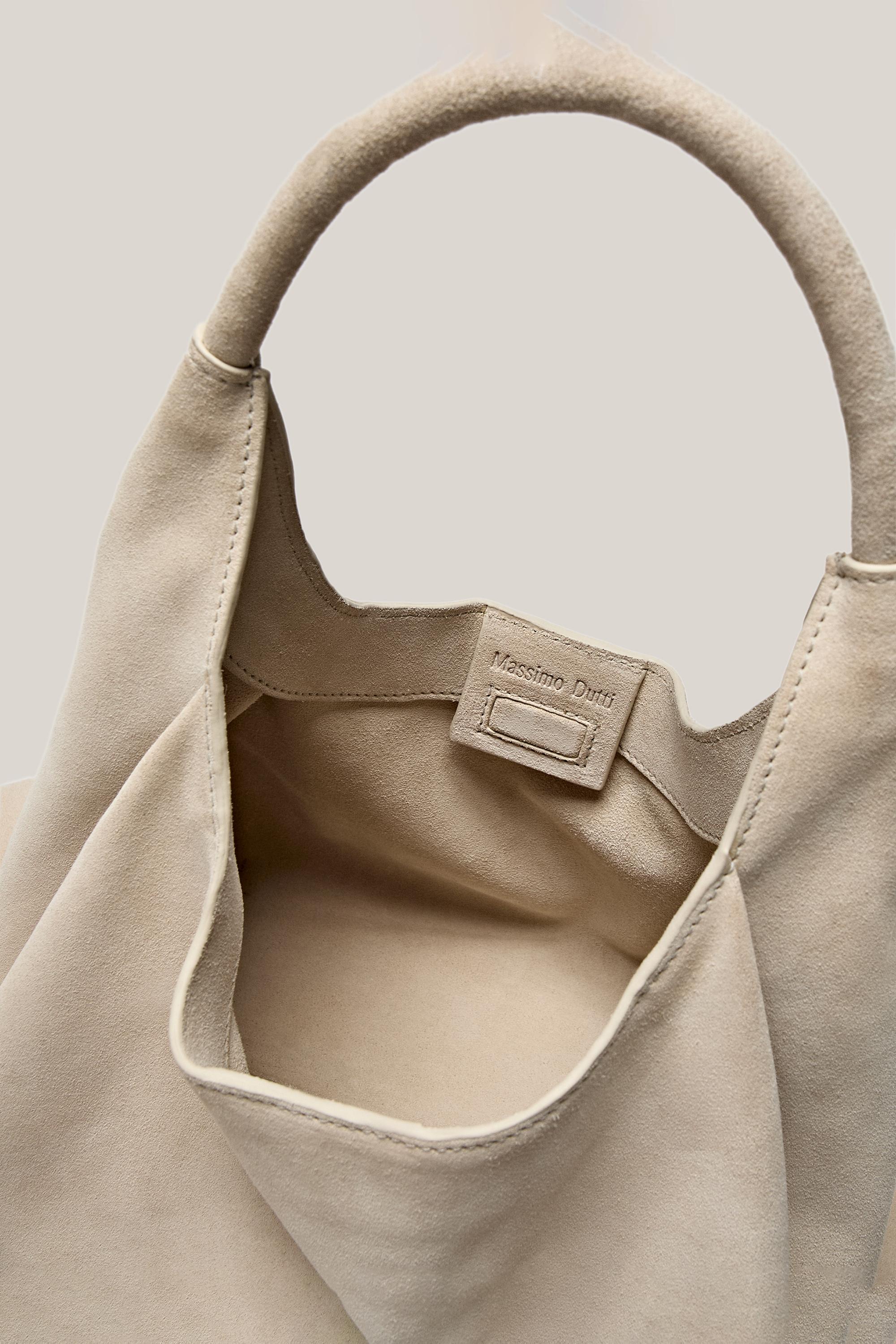 Sac cabas moyen en croûte de cuir - ÉDITION LIMITÉE